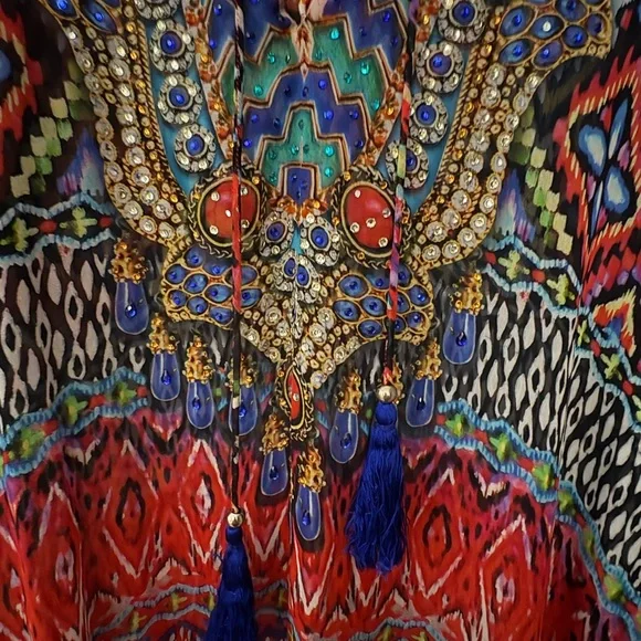 Colorful Bohemian caftan - Picture 4 of 6